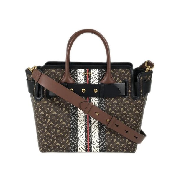 BURBERRY Monogram stripe Hand bag - Picture 1 of 16